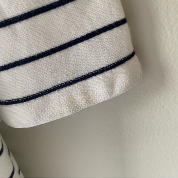 Janie and Jack Striped Classic Garden Dress w Pink Rosette - Picture 9 of 9